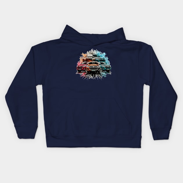 Toyota Hilux Kids Hoodie by Vehicles-Art